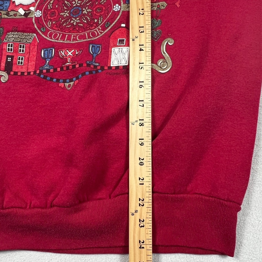 Vintage Gopher Sweatshirt Red Antique Collector 90s Graphic Crewneck Adult M USA - Picture 7 of 14